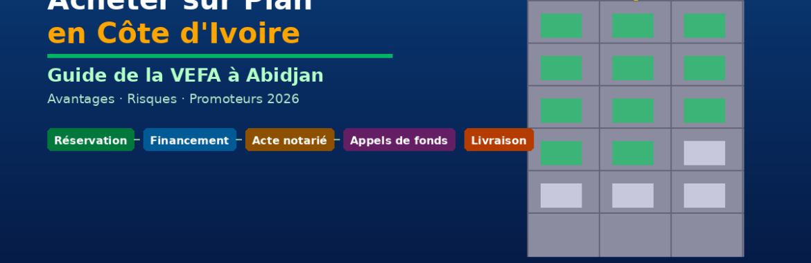 Acheter sur plan en Côte d&rsquo;Ivoire : guide de la VEFA à Abidjan — avantages, risques et promoteurs 2026