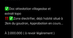 Terrain 600 m² à vendre – Bouaké