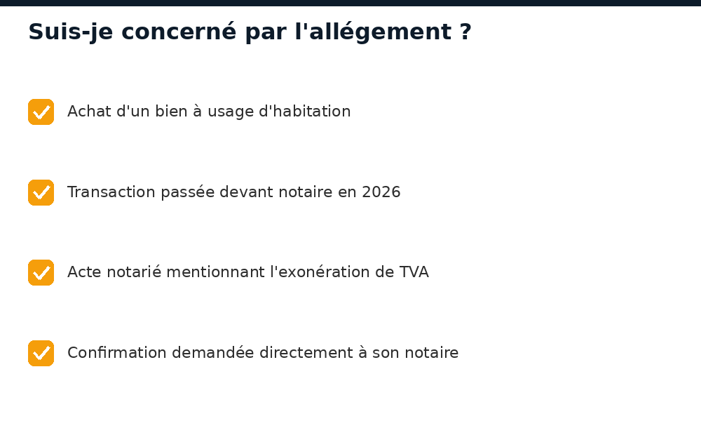 Checklist pour vérifier son éligibilité à l'allégement fiscal 2026 sur l'achat immobilier