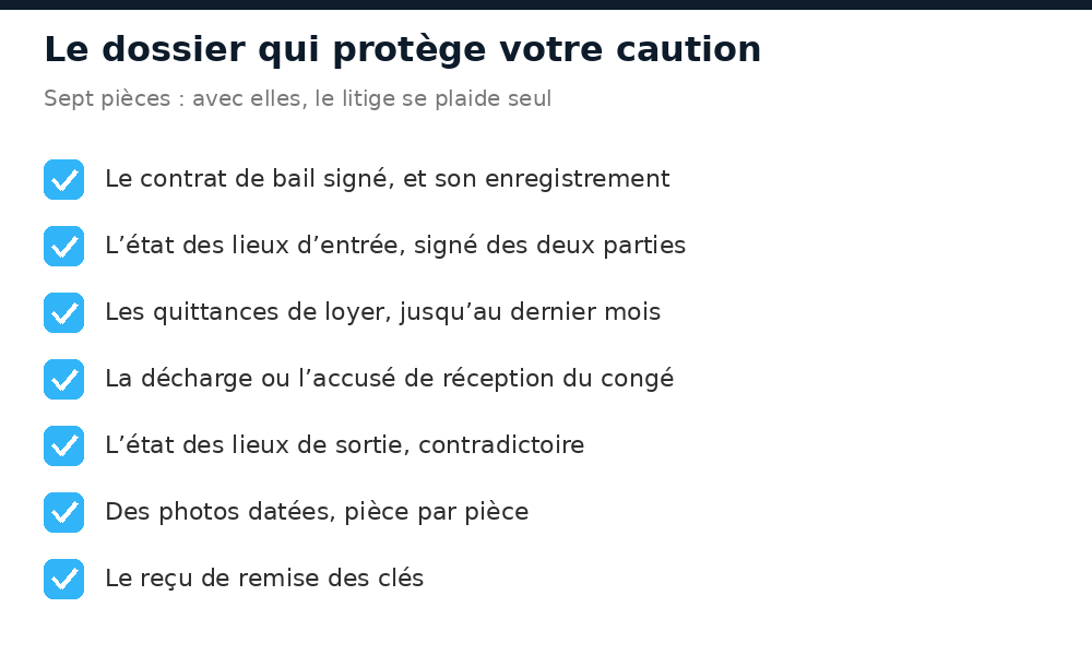 Les pièces à réunir pour obtenir la restitution de sa caution locative à Abidjan