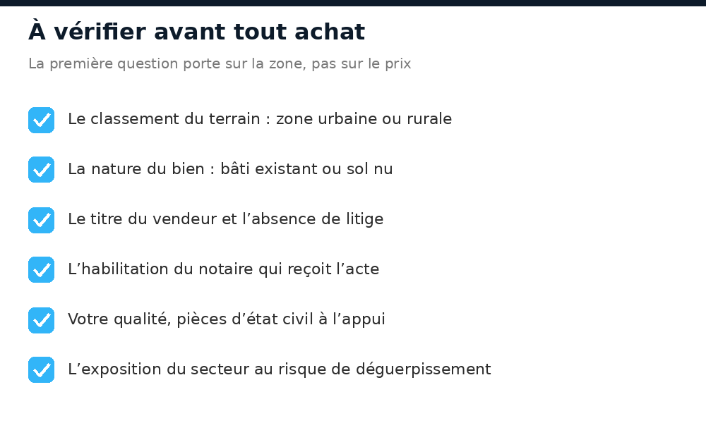 Points à vérifier avant un achat immobilier en Côte d’Ivoire lorsqu’on est étranger