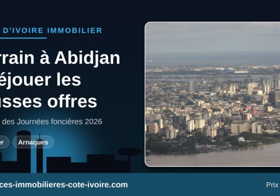 Journées foncières d&rsquo;Abidjan 2026 : acheter une parcelle viabilisée et sécurisée sans tomber dans les fausses offres en ligne